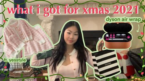 What I Got For Christmas 2021 Ft Yesstyle Dyson Air Wrap Makeup