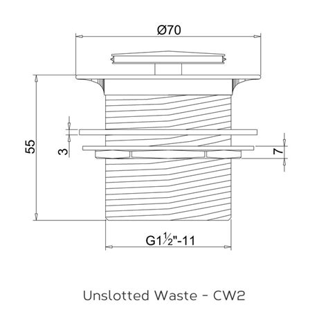 Clearwater Click Clack Bath Waste Sanctuary Bathrooms