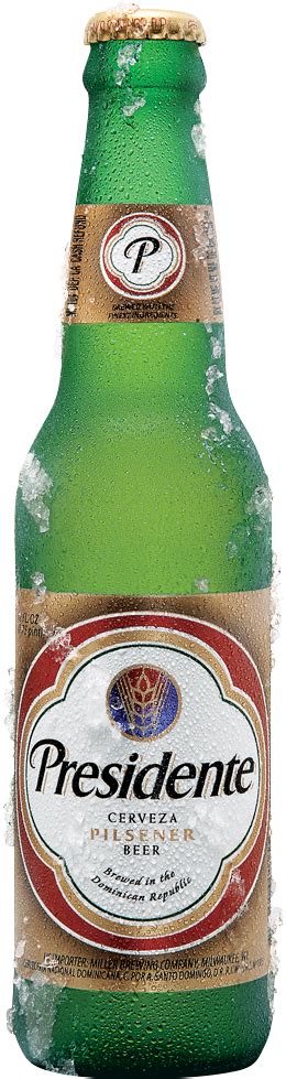 Download Transparent Presidente Pilsner Type Beer Cerveza 12 Oz Glass