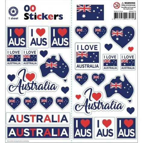 Australia Day Stickers – NRG PROMOTIONS