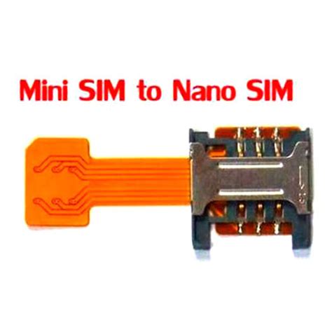 SIM Card Adapter MINI SIM to NANO SIM Card Adapter [29013] - US$0.92 ...