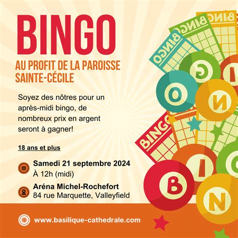 Bingo Au Profit De La Basilique Cath Drale Paroisse Ste C Cile