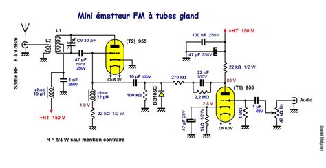 Emetteur FM à lampes Technique Forum Retrotechnique