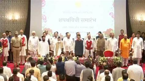 Maharashtra Finally Gets Ministers 18 Mlas Take Oath Today