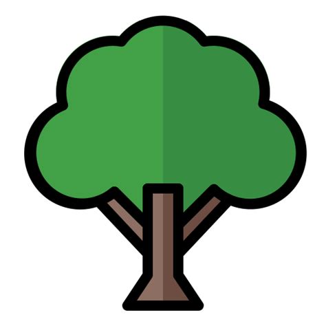 Tree Generic Outline Color icon