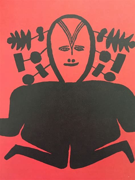 1974 INUIT ART - "woman With Beautiful Hair" - Oonark / Kallooar ...