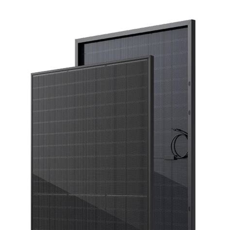 Panneau Solaire Bifacial Topcon De Type N Enti Rement Noir De