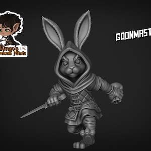 Rabbitfolk Harengon Rogue Sculpt By Goonmaster Fantasy Tabletop Rpg