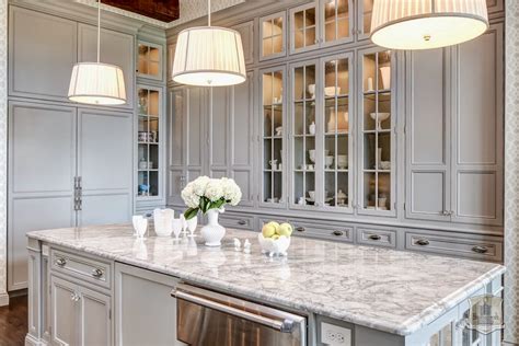 Traditional Kitchen in Soft Gray - Interiors By Color