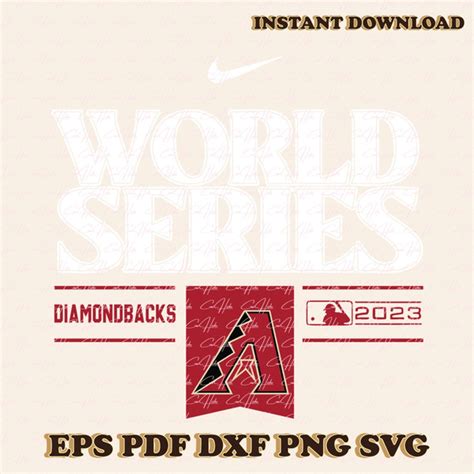 Arizona Diamondbacks Nike Logo 2023 World Series SVG File - Inspire Uplift