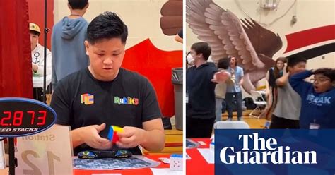 Max Park Breaks 3x3x3 Rubiks Cube World Record In Just 313 Seconds