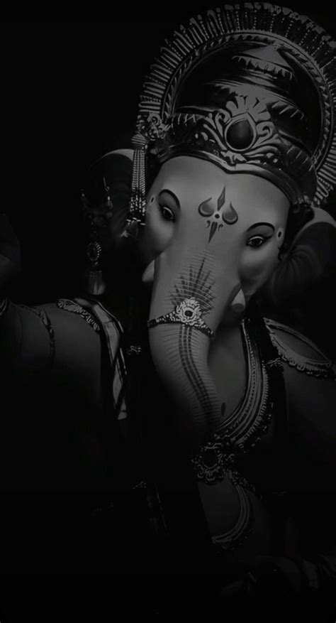 Ganpati Black Wallpapers - Top Free Ganpati Black Backgrounds ...