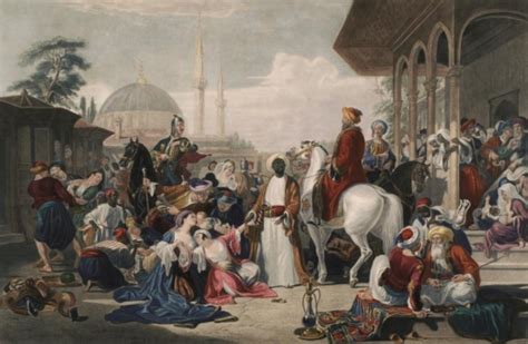 WILLIAM ALLAN SLAVE MARKET IN CONSTANTINOPLE Circa 1849