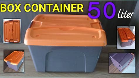 Review Box Container 50 Liter Coklat KP Plast Roda By Nofiie SBS