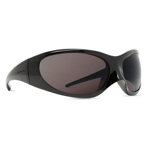 Balenciaga Skin Xxl Cat Sunglasses Black Sunglasses Balenciaga