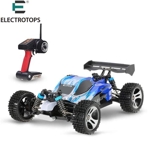 E T RC Car WLtoys A959 2 4G 1 18 Scale Remote Control Off Road Racing