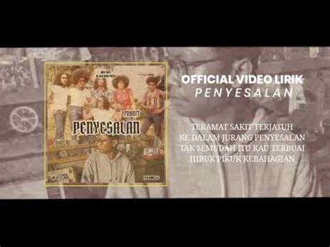 Beatzlen X Fradit Penyesalan Official Lyrics Video Youtube Music