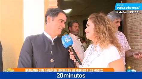 Jesul N De Ubrique Se Pronuncia En Telecinco Sobre Su Regreso Al Toreo