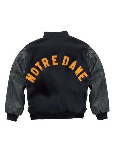 University of Notre Dame Rudy Irish Varsity Jacket - Films Wear