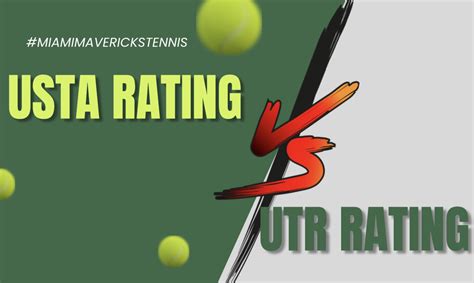 Usta Rating Vs Utr Rating Understanding The Differences In Tennis Rating Systems Miami