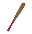 Color Baseball Bat To Play Icon Royalty Free Vector Image