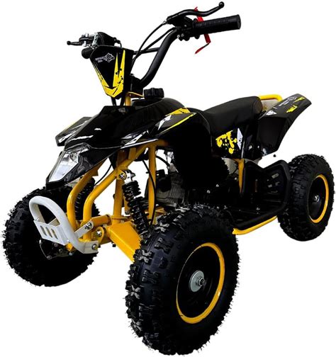 Shahoma Minimoto Cuatrimoto Atv05 Premium 49cc Amarillo Para Niños