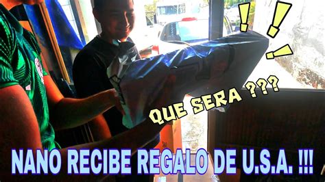 NANO RECIBE REGALO DE U S A YouTube