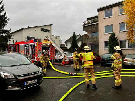 Fw Gl Wohnungsbrand Im Stadtteil Kaule Fordert Einen Schwerverletzten