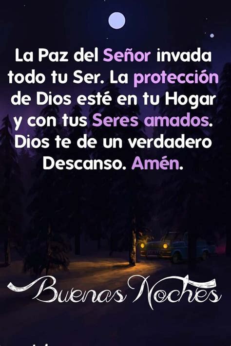 Frases Bonitas De Dios Para Desear Buenas Noches Y Paz