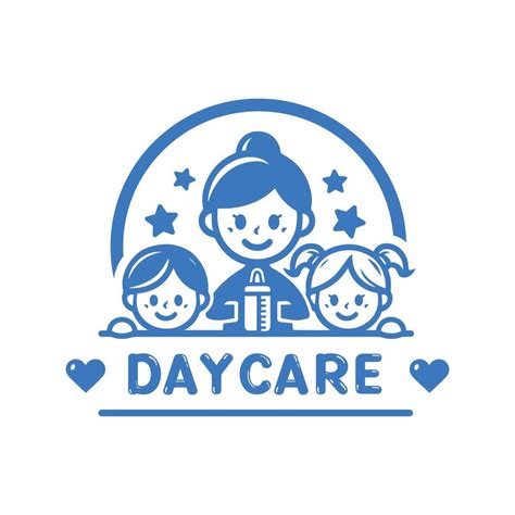 Daycare Logo Iconchildcare Logokindergarten Logo School Concept