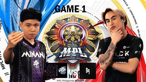 Mpl Ph S Week Day Mnne Vs Blck Game Youtube