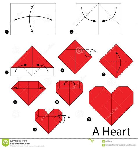 Imagen Relacionada Origami Heart Origami Heart Instructions How To