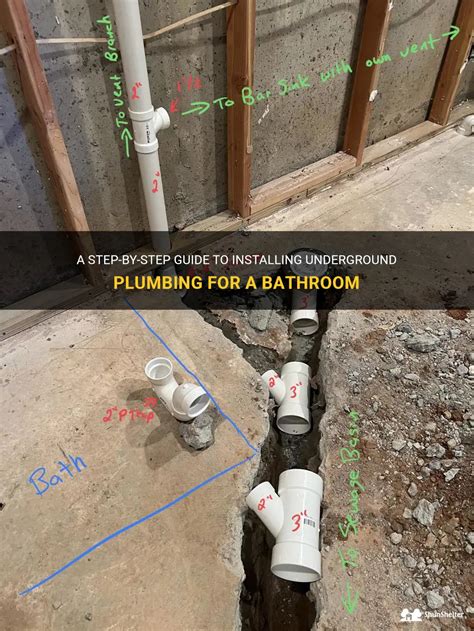 A Step By Step Guide To Installing Underground Plumbing For A Bathroom