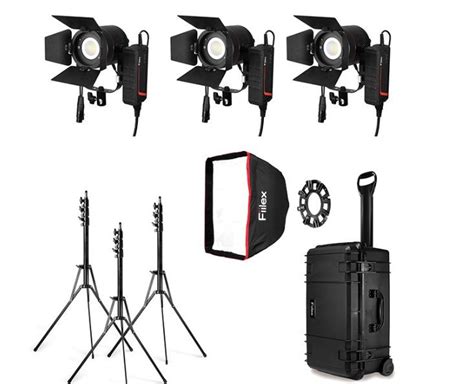 Fiilex P360s Bicolour Led 3 Light Kit For Rent At Film Equipment Hire