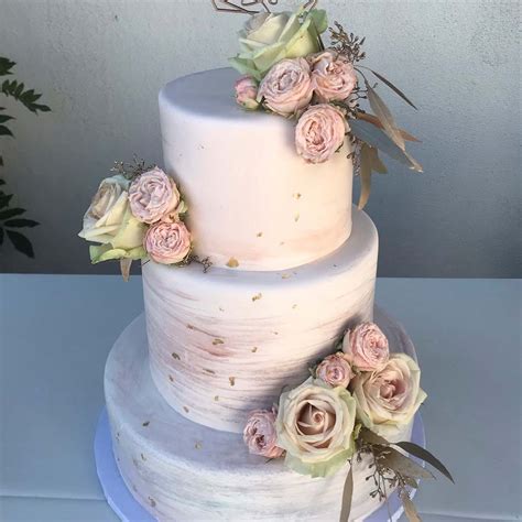 Marbled Fondant Wedding Cake Layered Cakerie