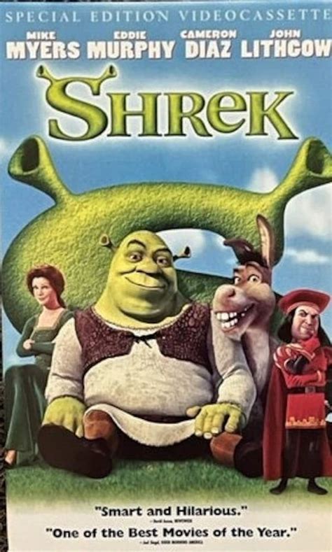 Special Edition Videocassette Shrek VHS Movie 83670 Etsy