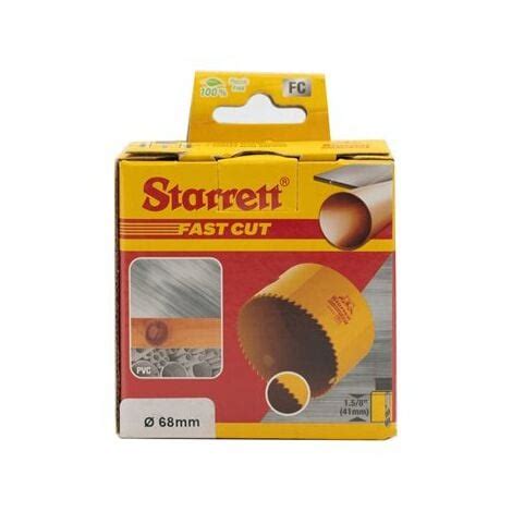 Corona Perforadora Bimetálica Starrett Fast Cut Ø68mm