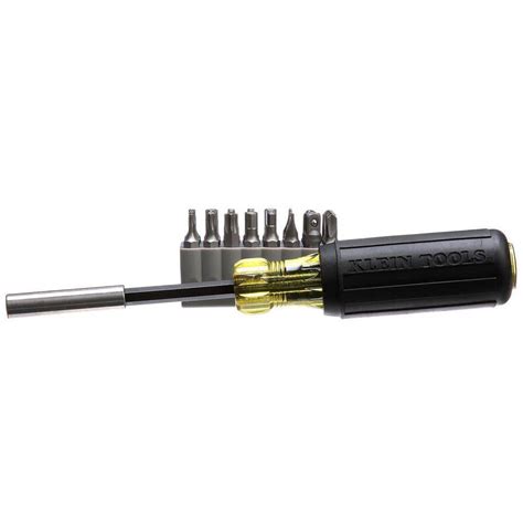 Klein Tools Magnetic Screwdriver With 32 Piece Tamperproof Bit Set