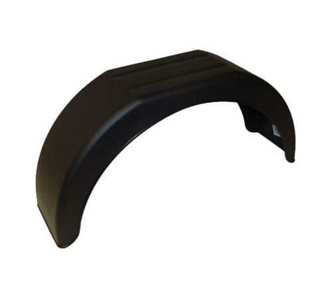 Deluxe Trailer Wheel Arch Mudguard Mud Guard Black 14 14 Inch Mudguard New