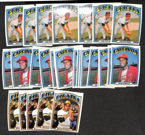 Lot Detail HUGE 1972 Topps High Grade Baseball Card Lot Over 7000