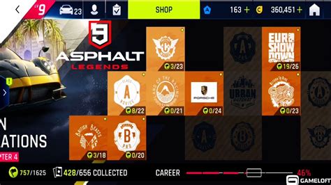 Asphalt 9 Class C Master Career Progress Asphalt 9 Legends YouTube