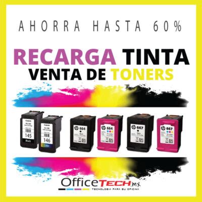 Recarga Cartuchos De Tinta Relleno Tinta Hp Y Canon Officetech Mx