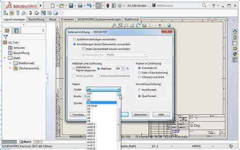 Probleme Mit Skalierung Von Zeichnung DS SolidWorks SolidWorks