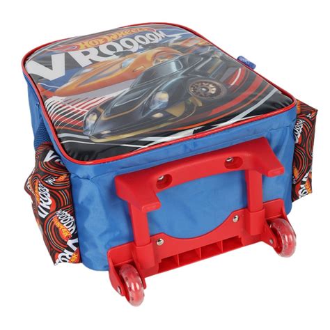 Kit Bolsa Escolar Infantil Lancheira E Estojo Hot Wheels Vermelho MALOA Loja Virtual