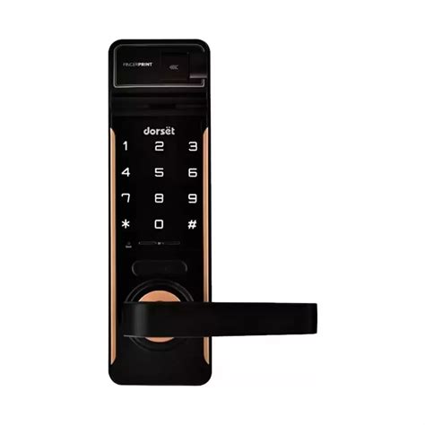 Buy Dorset Steel Rose Gold Finish Smart Door Lock Dg Mrg Online In