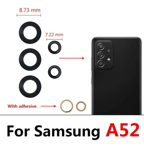 Lente Camara Trasera Para Samsung A52 Original Adhesivo Cuotas Sin