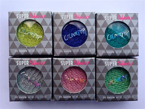 Reviewswatches Colour Pop Cosmetics Super Shock Shadow — Villabeautifful