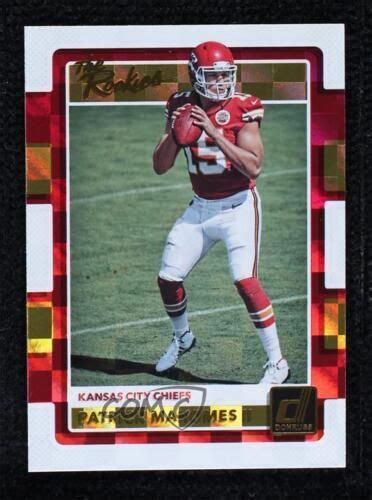 2017 Panini Donruss The Rookies Patrick Mahomes II 7 Rookie RC EBay