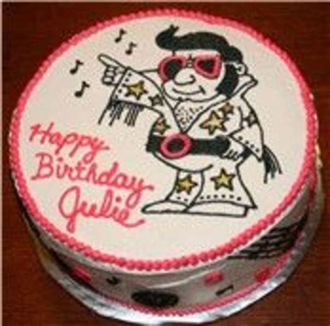 Elvis Birthday Cake