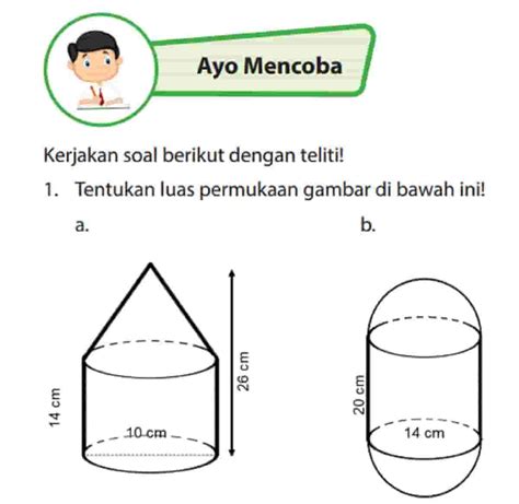 Tentukan Luas Permukaan Gambar Di Bawah Ini Cm Cm Cm Kunci